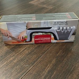 4 stage knife sharpener- new in box